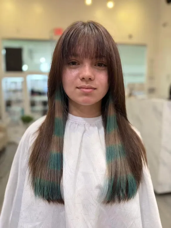 Creative special color hair result